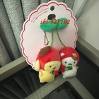 Cute Cherry Pompompurin Friend Doll Toy Keychain Brooch Plushie Backpack Pendant