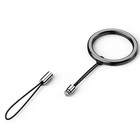 Mobile Phone Metal Ring With Strap  Keychain Lanyard  Anti-lost  Random Color