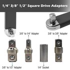 Offset Extension Wrench Set Ratchet Spanner Wrench With 4 Extender Adapter