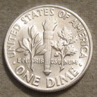 Nicer As Shown - 1964 P Roosevelt Dime     90  Silver     387