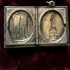 Vintage New York Souvenir Book Locket Die-struck Statue Liberty Skyline C1935-45