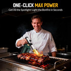 Propane Torch With One-click Max Fire  Flame Thrower Gun Charcoal Lighter With A