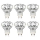  Halogen Gu10 35w Spotlight 120v Mr16 With Glass Cover  6 Pack  35 0 Watts