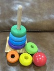 Melissa   Doug Rainbow Stacker Wooden Ring Educational Toy  18  Months          