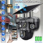 Camara De Seguridad Solar Inalambricas Para Exterior Con Vision Nocturna Y Audio
