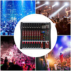 8 Channel Bluetooth Live Studio Audio Mixer Power Mixing Console Board W usb New