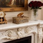 Vintage European Art Style 3d Embossed Automaton Singing Bird Ornaments