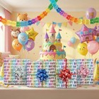  Birthday Wrapping Paper Set 17  With Curling Ribbon gift Bows gift Tags 
