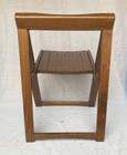 Vintage Mid-century Modern Jacober Bazzini Attr  Folding Wooden Chair C1960