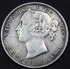 1900 Newfoundland Canada 20 Cent 125k Mintage Very Fine   Km 4 Free Shipping