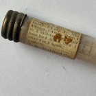 Antique Mulford Co   Creosote W  Cocaine Glass Druggist Bottle Label   Contents 