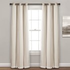Sheer Grommet Curtains With Insulated Blackout Lining  Window Curtain Panels    