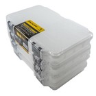 Plano 3650 Prolatch Stowaway Tackle Boxes 4 Pack Fishing Storage Plasm364