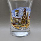 Vintage Souvenir Shot Glass Lot Berlin Germany Mexico Motorcycle Glasses
