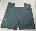 Womens Under Armour Compression Ankle Leggings Size Xl Green
