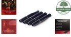 4 Pack Cigarette Holders In Black With Gold Accent For Regular Size Cigarettes