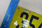 Maine Porcelain License Plate Tag Enamel Ing Rich 1912 12 Tag   3549