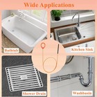 4 Pack 35 Inch Drain Snake Hair Clog Remover Flexible Plumbing Cleaning Tool