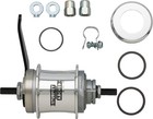 Sturmey-archer S2c 2-speed Kick-shift Hub Kit   Silver Alloy  Coaster Brake  36h