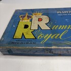 Vtg  1937 Rummy Royal Table Sized Game 3- Mats   no Cards Or Chips  Whitman