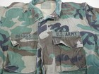 Surplus Military U s  Army Camo Jacket Size Medium  briggs On Pocket 