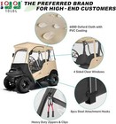 2 Passenger Golf Cart Enclosure For Club Car Precedent 600d Waterproof Rain Cove
