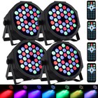 10x 36 Led Rgb Stage Lighting Par Light Dmx Beam Party Dj Disco Light W  Remote