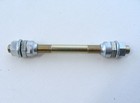   Vintage Old School Nos Skyway Front Axle Assembly - Axle  Cones  Locknuts  