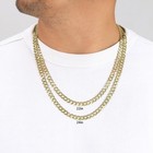 14k Yellow Gold Solid 1 5mm-12mm Cuban Curb Chain Link Pendant Necklace 16 - 30 