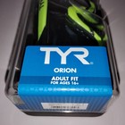 Tyr Orion Adult Fit Ages 16  Swim Mask Smoke black Anti-fog Coating New