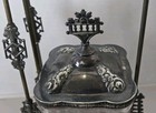 Victorian Pickle Caster W Thongs By Webster   Sons  ny  Quadruple Plate