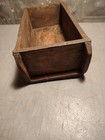 Antique Vintage Primitive Teak Wood Box Planter Tools Storage