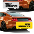 Clear White Led Rear Side Marker Signal Lamps Lights For 2015-2023 Ford Mustang