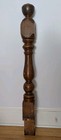Antique Carved Wood Staircase Post Column Newel Salvage Stair Finial 4 5 x4 