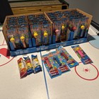 Lot Of 54 Funky Faces   Smiley Faces Pez Candy Dispensers   Awesome Lot   Unique
