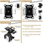 Baby Stroller Phone Holder  Shopping Cart  Golf Cart  Push Cart  Bike Phone Moun