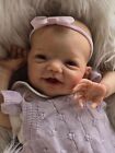 Smiling Girl 20in Lifelike Reborn Baby Dolls Newborn Vinyl Full Body Realistic