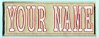 Adult Lady Ghostbusters No Ghost    Custom Name Tag Patch Set  iron On Style 