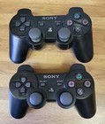 Lot Of 2 - Sony Playstation 3 Ps3 Genuine Oem Dualshock Sixaxis Controllers