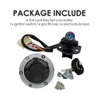 Ignition Switch Gas Cap Seat Lock Set For Kawasaki Ninja 250r 300 2008-15 2 Keys