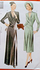 Lovely Vogue Vintage 40 s Retro Circa 1947 Dress Evening Sew Pattern 2354 U-pick