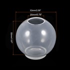 Sphere Silicone Resin 2 1  Mold Clear 3d Seamless Round Ball Mold For Jewelry