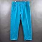 Levis 501 Jeans Mens 40x32 Blue Button Fly Denim Pant Classic Original Straight