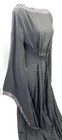 Small Black Medieval Renaissance Long Dress Princess Halloween Costume Stretch