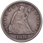 1876 Twenty Cent Piece Pcgs Xf40 Circulated Better Date 20c