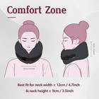 Travel Neck Pillow For Airplane     Vacuum Compressed Memory Foam