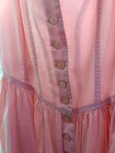 Vintage Chadwicks Pink Cotton Dress Button Down Cottagecore Picnic Size 4p