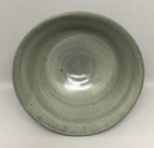 Japanese Agano Ware Ceremonial Chawan Tea Bowl Gray With Spiral Agano Seal