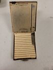 Vintage Mini Pocket Gold Tone Flip Phone Address Book Preowned