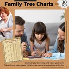 30 Pcs Family Tree Charts To Fill In Genealogy Charts 8 Generation 255 Name S   